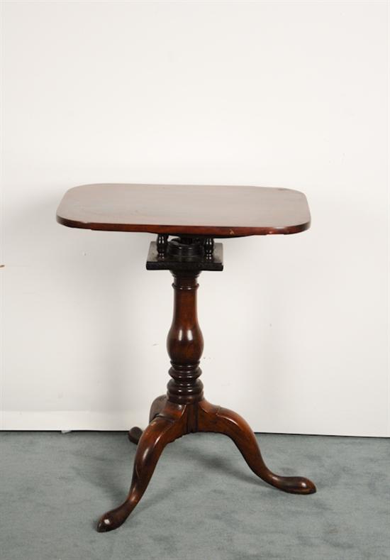 Appraisal: A L th E th C Mahogany Birdcage Tilt-top Tea