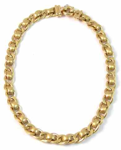 Appraisal: EIGHTEEN KARAT GOLD CHAIN NECKLACE weighing grams and measuring -