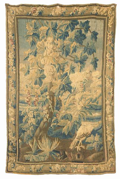 Appraisal: A Flemish Baroque tapestry late th century A landscape view