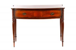 Appraisal: Federal Style Mahogany Single Drawer Table American fourth quarter th