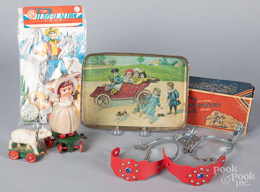 Appraisal: Miscellaneous toys Miscellaneous toys to include a Japanese celluloid wind-up