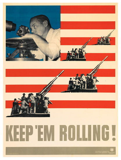 Appraisal: LEO LIONNI - KEEP 'EM ROLLING Group of posters Each