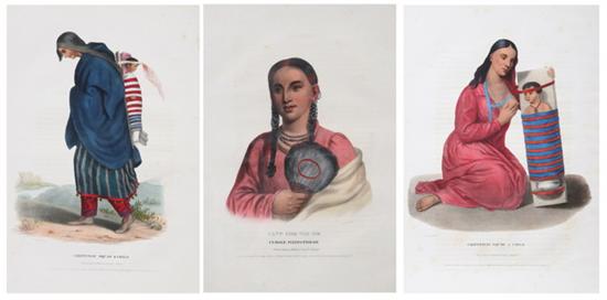 Appraisal: THOMAS MCKENNEY AND JAMES HALL CHIPPEWAY SQUAW CHILD CHIPPEWAY SQUAW