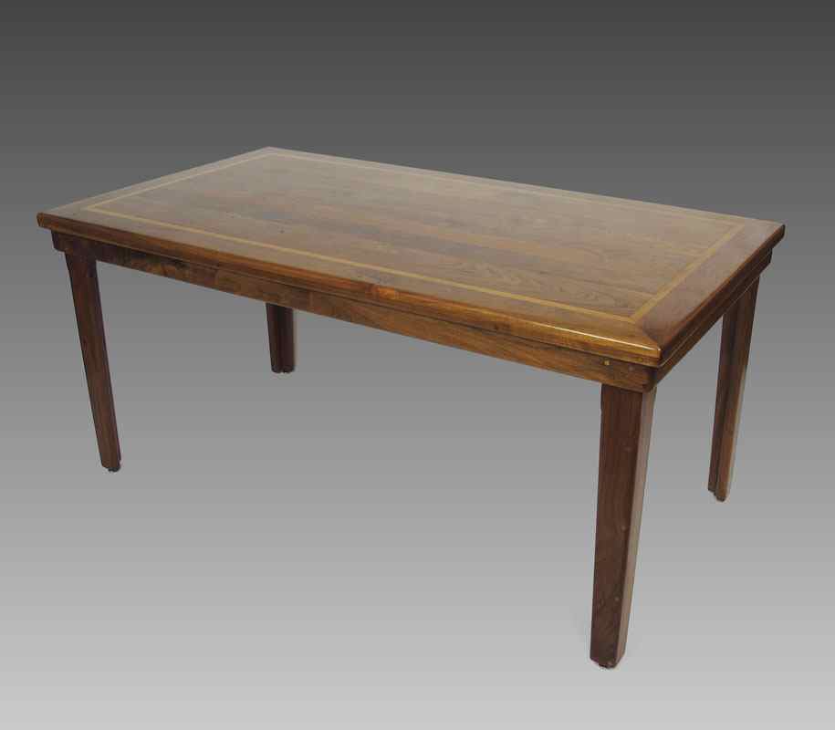 Appraisal: AMERICAN CRAFTSMAN WALNUT LIBRARY TABLE By Sarasota Craftsman Jeffrey Harris