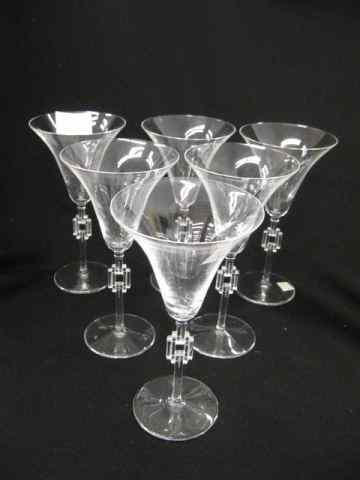 Appraisal: Set of Lalique Crystal Wines '' tall signed excellent