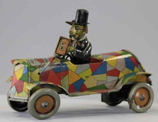 Appraisal: UNCLE WIGGLY CRAZY CAR Distler Germany very appealing graphic images