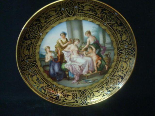 Appraisal: Royal Vienna Decorated Charger From a Queens estate Dimensions diameter