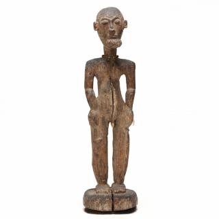 Appraisal: Mali Dogan Ancestral Figure represented as a carved wooden male