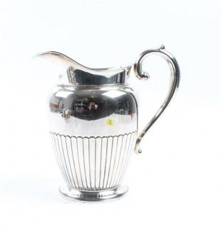 Appraisal: An American Silver Water Pitcher F B Rogers Second Half