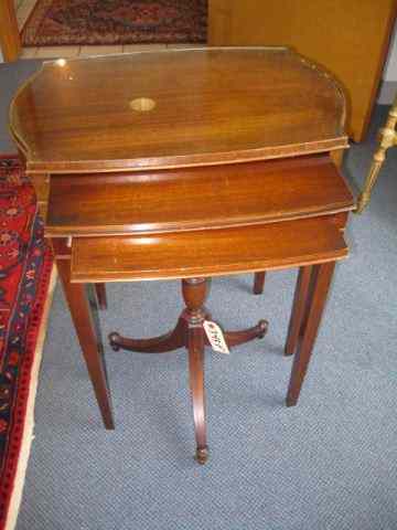 Appraisal: Mahogany Nest of Tables