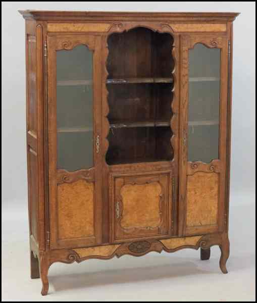 Appraisal: CARVED OAK CABINET H '' W '' D '' Condition