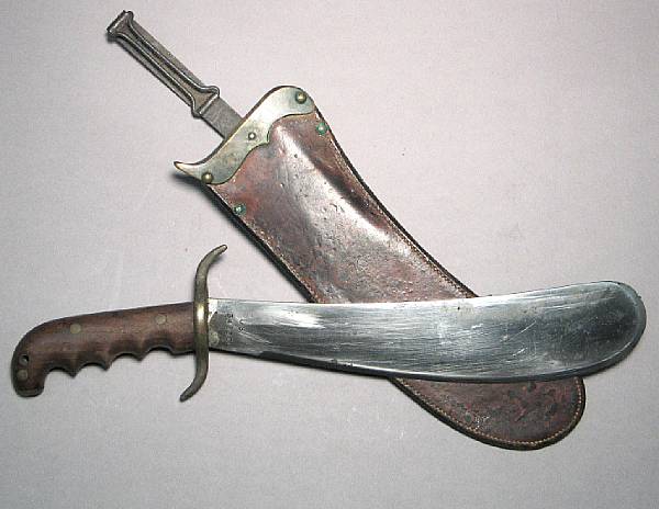 Appraisal: A U S Model bolo knife Broad inch blade marked