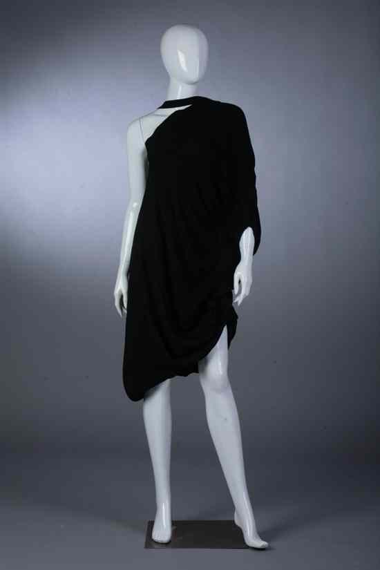 Appraisal: VIVIENNE WESTWOOD BLACK ONE ARM DRESS UK size US size