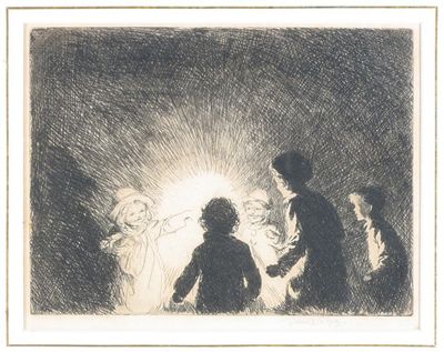 Appraisal: Eileen Alice Soper - The Sparkler Signed Etching x cm