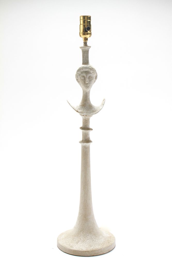 Appraisal: After Giacometti Tete De Femme Table Lamp After Giacometti Tete