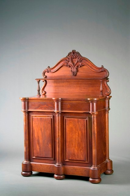 Appraisal: A good th century Australian cedar chiffonier of Germanic influence