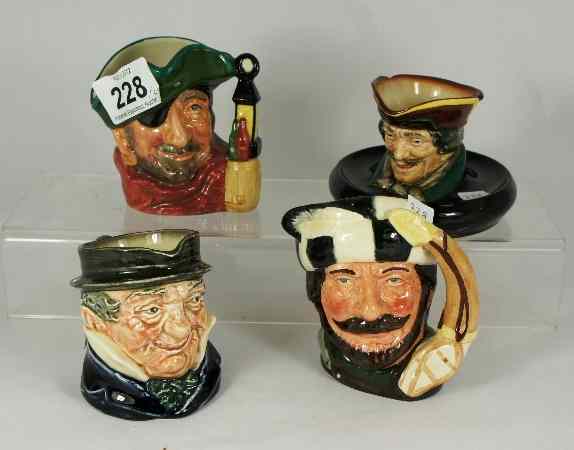 Appraisal: Royal Doulton Small Character Jugs Smuggler D ETC China Version