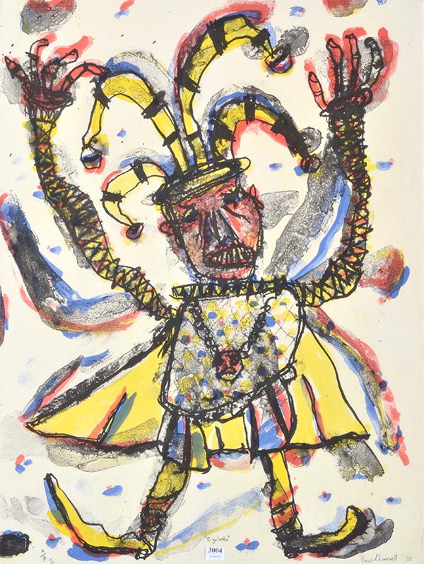 Appraisal: DAVID LARWILL - Rigoletto lithograph A P X DAVID LARWILL