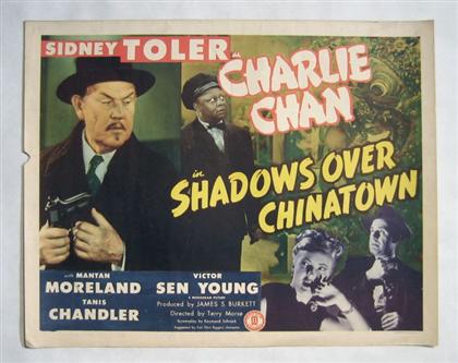 Appraisal: pieces Movie Posters Charlie Chan Series City in Darkness th-Century