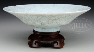 Appraisal: QINGBAI GLAZED PORCELAIN DISH QINGBAI GLAZED PORCELAIN DISH China The