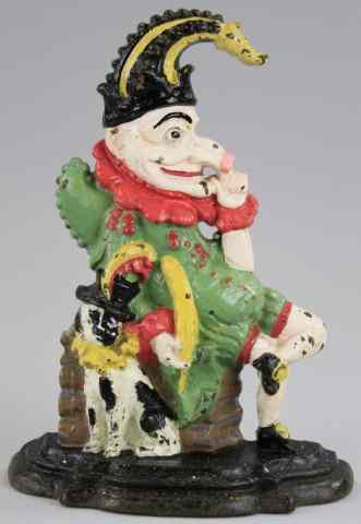 Appraisal: PUNCH DOORSTOP Extensive casting details depicts the famed English character