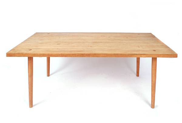 Appraisal: A pine butcher block dining table height in width ft