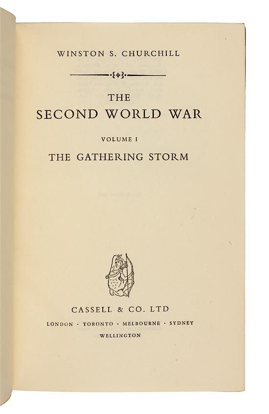 Appraisal: CHURCHILL Winston Spencer - The Second World War London -