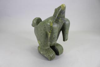 Appraisal: Carved Inuit Sculpture of animal w faces protruding from back