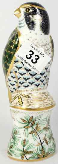 Appraisal: Royal Crown Derby paperweight Harrods Peregrine Falcon limited edition boxed