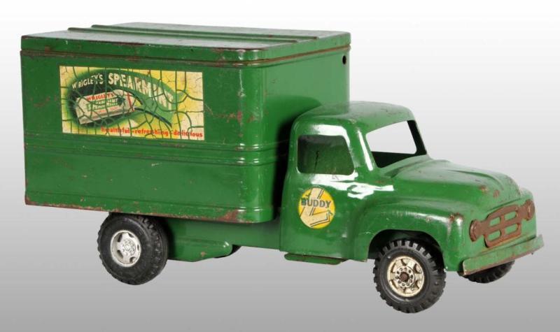 Appraisal: Buddy L Green Wrigley's Gum Truck Description Circa Appears to