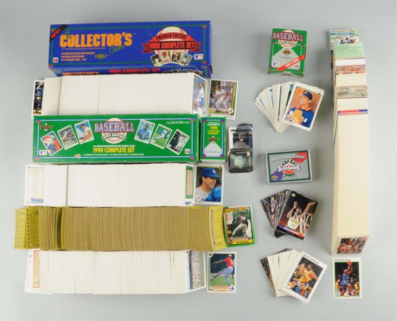 Appraisal: Large Lot Of Cont Baseball Basketball Cards Including and baseball