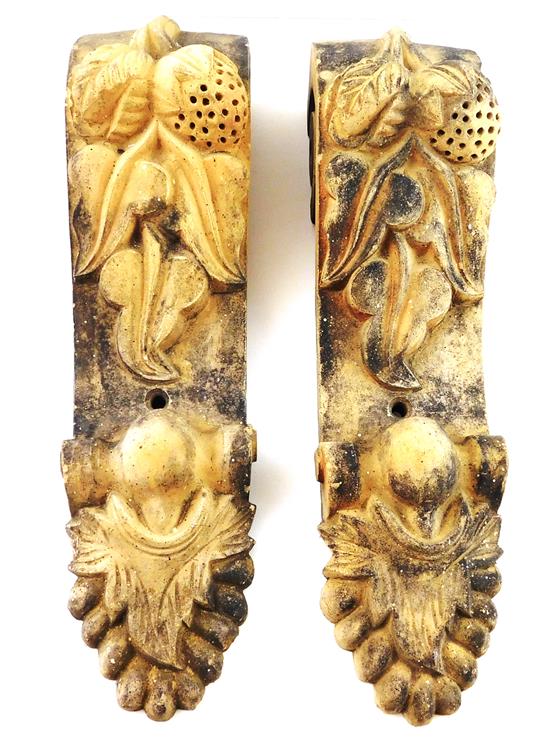 Appraisal: Pair late th C J Armitage and Son Manchester Sheffield