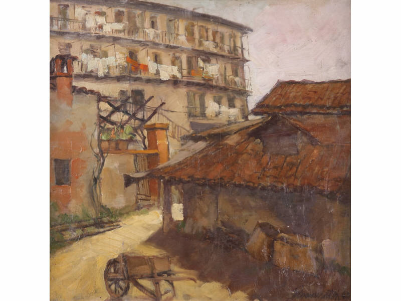 Appraisal: Raimondo Giovanetti It b Milan oil on board signed and