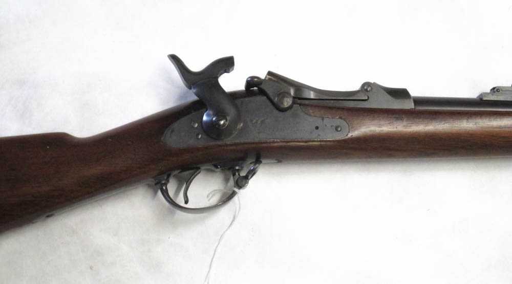 Appraisal: U S SPRINGFIELD MODEL TRAPDOOR RIFLE - caliber barrel blued