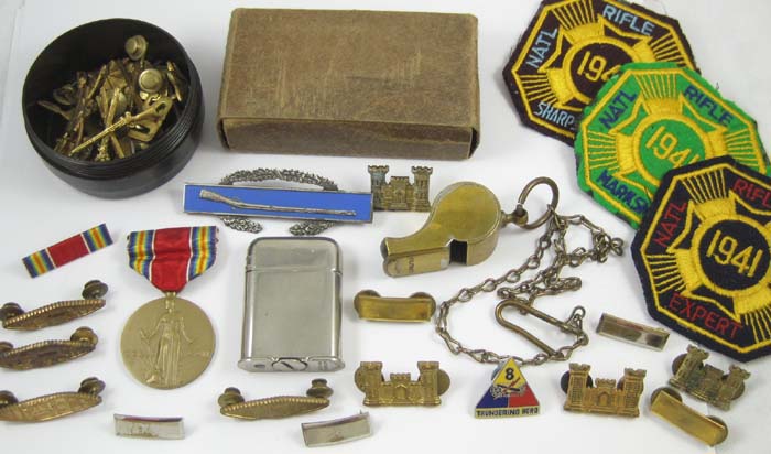 Appraisal: PERSONAL EFFECTS AND SERVICE RELATED ITEMS FOR LT VICTOR E