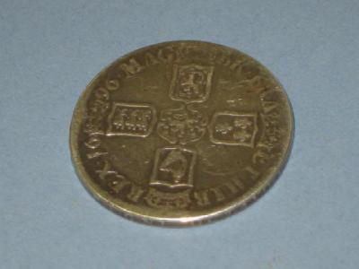 Appraisal: A WILLIAM III SHILLING dated