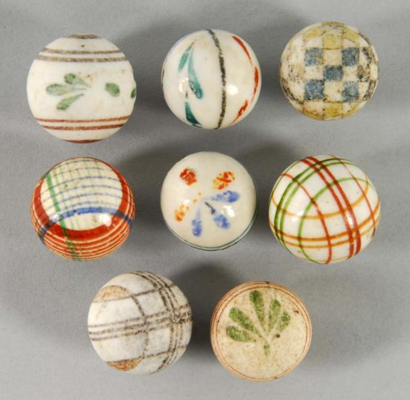 Appraisal: Lot of China Marbles Description Includes a Chinese checker board