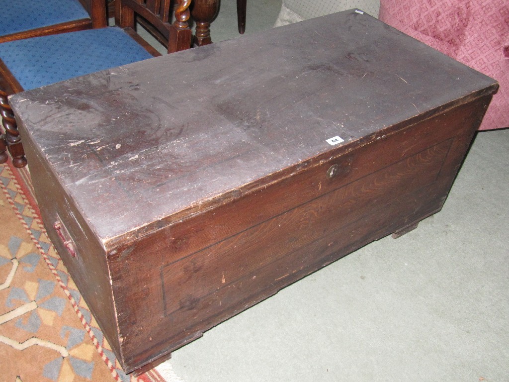 Appraisal: Pine blanket box