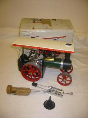 Appraisal: A Mamod steam tractor T E a with accessories boxed