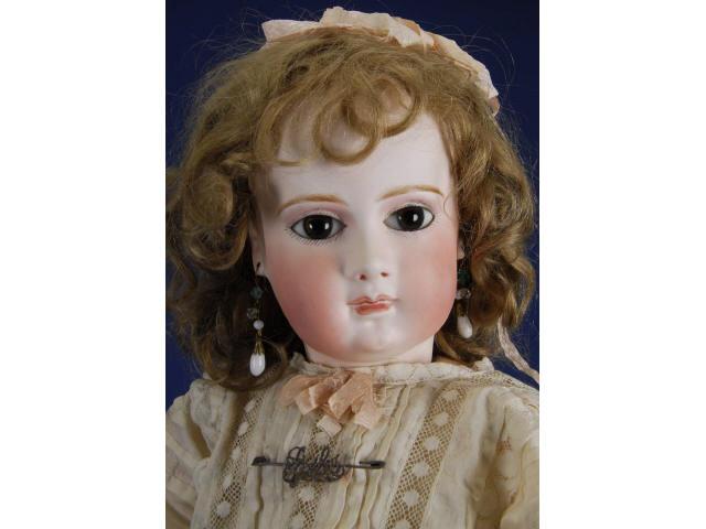 Appraisal: Early First Series Large Portrait Jumeau Bebe France ca pale