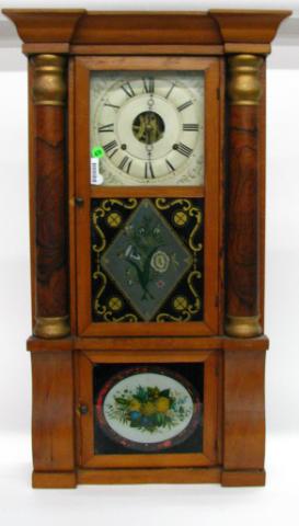 Appraisal: Seth Thomas Triple Decker Mantle Clock with two reverse painted