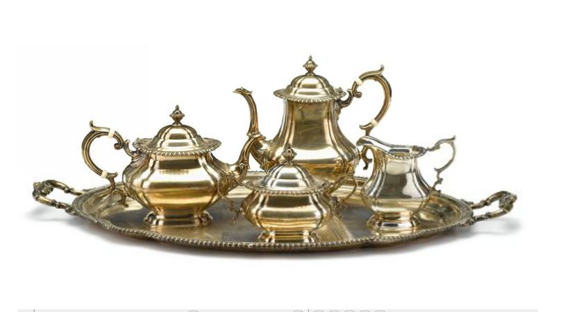 Appraisal: Gorham sterling silver tea and coffee service th century