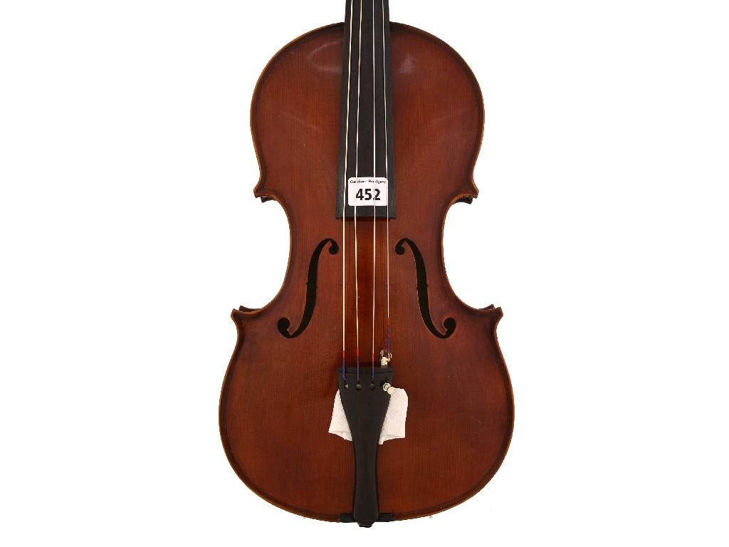 Appraisal: Contemporary viola labelled Renzo Bechini-Pisano cm