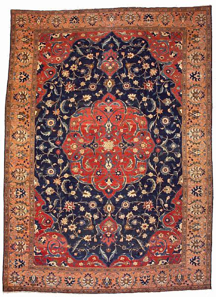 Appraisal: A Tabriz carpet Northwest Persia circa size approximately ft in