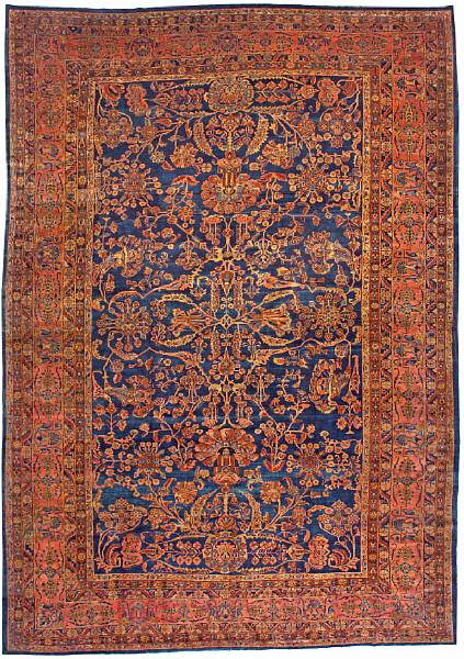 Appraisal: A Sarouk carpet Central Persia circa size approximately ft in