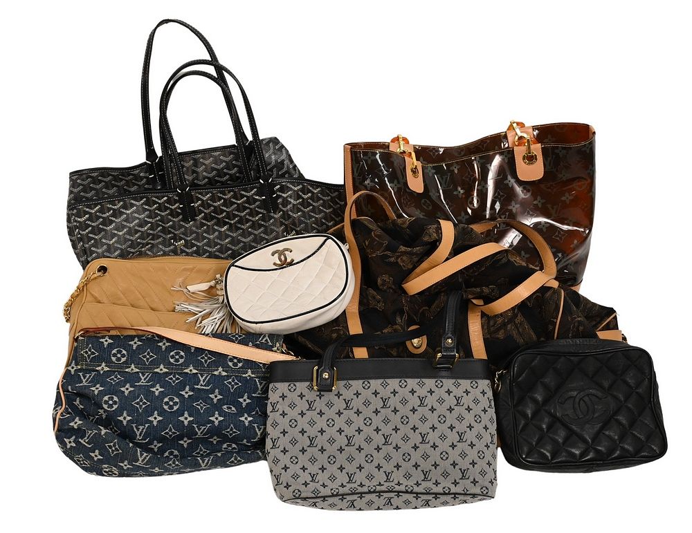 Appraisal: Nine Piece Lot of Designer Inspired Handbags to include handbags