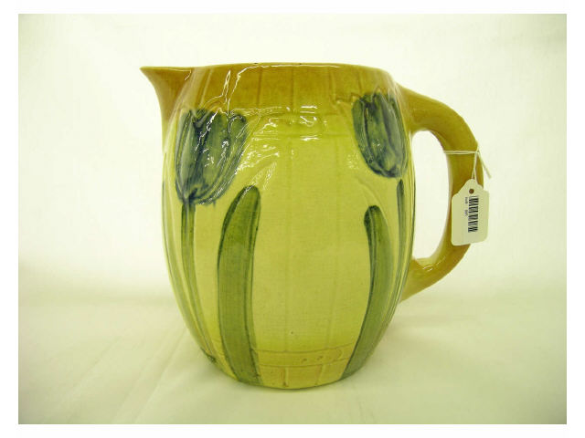 Appraisal: Roseville Iris milk pitcher approx tall small chip on lip