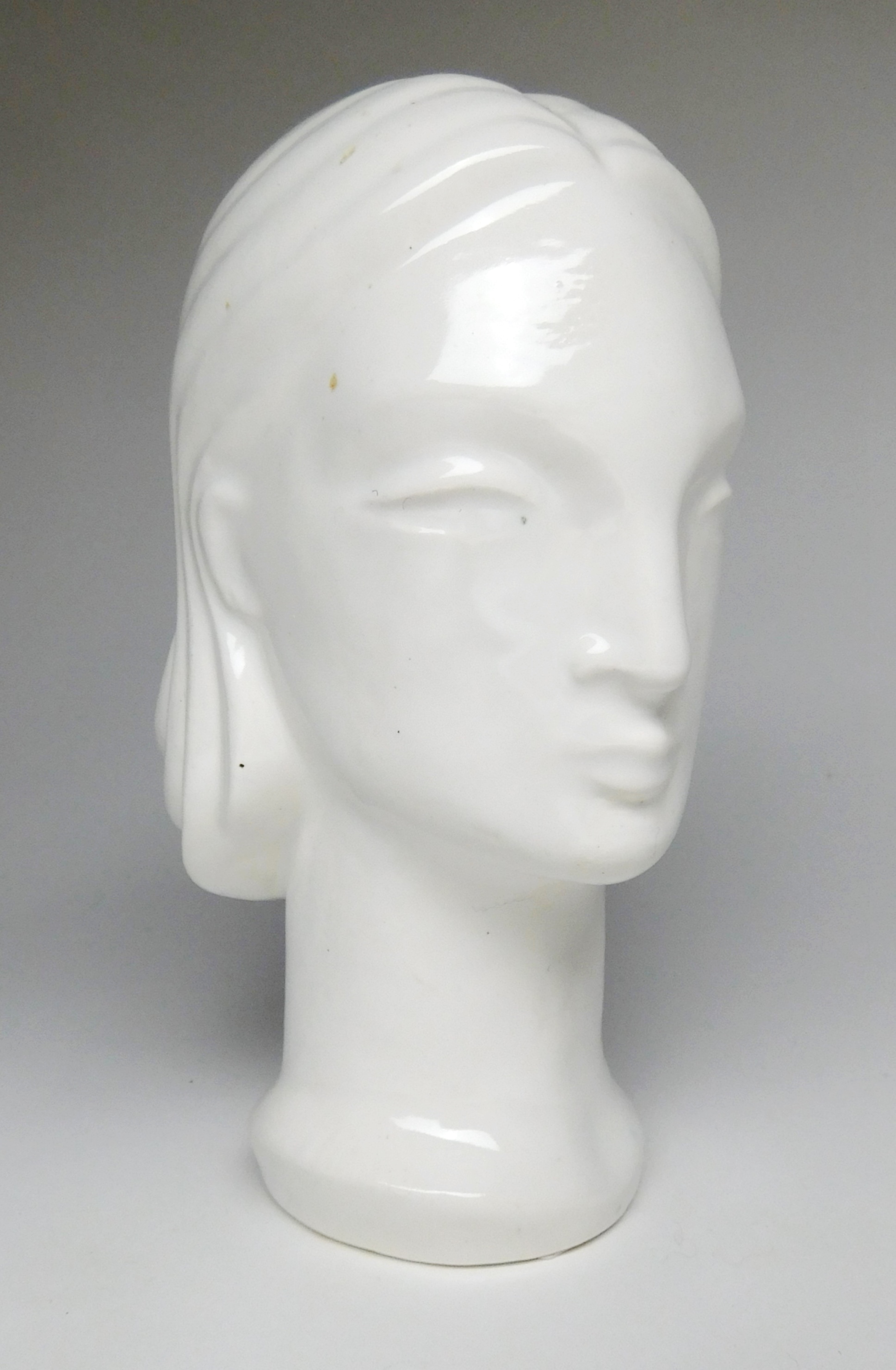 Appraisal: Viktor Schreckengost American - Woman's Head- blanc de chine ceramic