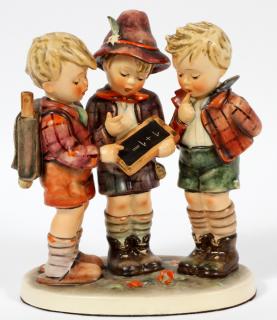 Appraisal: HUMMEL SCHOOLBOYS HUMMEL SCHOOLBOYS H Hummel figurine 'Schoolboys'