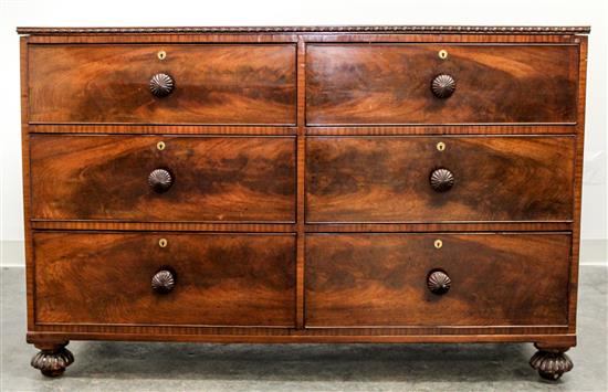 Appraisal: Sale Lot An American Mahogany Chest of Drawers th th